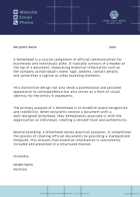 Modern Corporate Business Letterhead