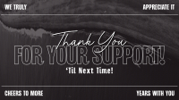 Sleek Dark Thank You Facebook Event Cover