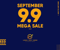 Mega Sale 9.9 Facebook Post