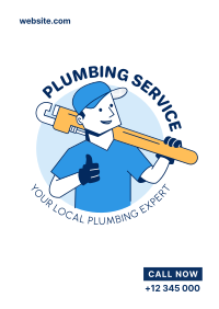 Plumber Guy Flyer Design