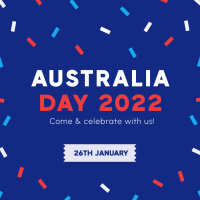 Confetti Australia Day Linkedin Post Design