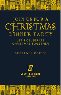 Modern Christmas Invitation Design