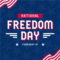USA Freedom Day Instagram Post