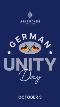 It's German Unity Day Facebook Story