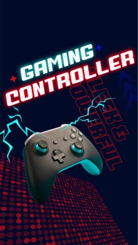 Sleek Gaming Controller Facebook Story