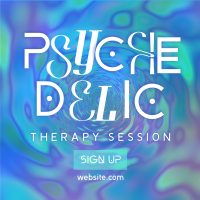 Psychedelic Therapy Session Linkedin Post