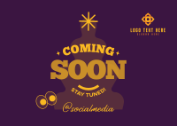 Coming Soon Emoji Postcard