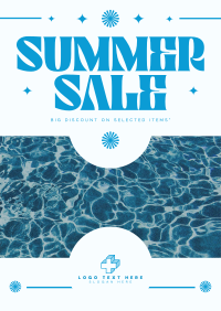 Retro Summer Sale Flyer