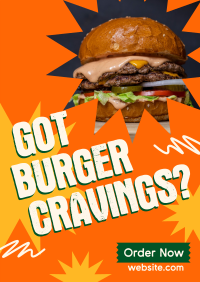 Burger Cravings Poster