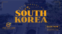 Travel to Korea Facebook Event Cover