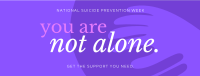 Suicide Prevention Support Group Facebook Cover Design