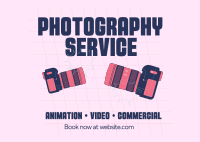 Professional  Videographer Postcard