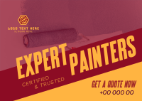 Expert Painters Postcard
