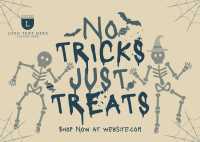 Halloween Special Treat Postcard