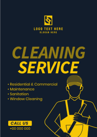 Janitorial Cleaning Poster