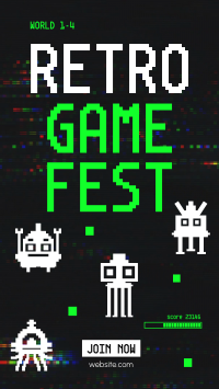 Retro Game Fest Facebook Story