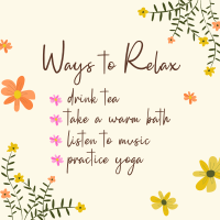 Ways to relax Instagram Post