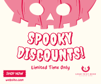 Halloween Pumpkin Discount Facebook Post