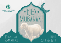 Rustic Eid al Adha Postcard