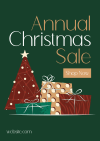 Annual Christmas Sale Poster