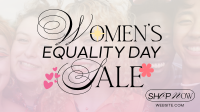 Minimalist Women's Equality Sale Animation