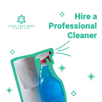 Discounted Professional Cleaners Linkedin Post