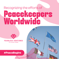 International Day of United Nations Peacekeepers Instagram Post Design