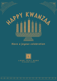 Kwanzaa Candles Poster