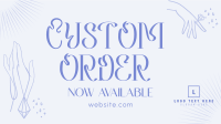 Order Custom Jewelry Facebook Event Cover