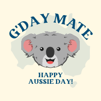 Happy Aussie Koala Linkedin Post