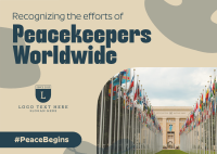 International Day of United Nations Peacekeepers Postcard