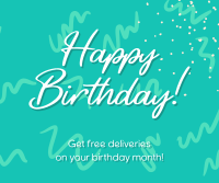 Doodly Birthday Promo Facebook Post