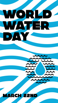 World Water Day Waves Facebook Story