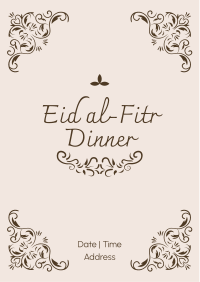 Fancy Eid Dinner  Flyer