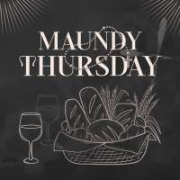 Maundy Thursday Supper Instagram Post