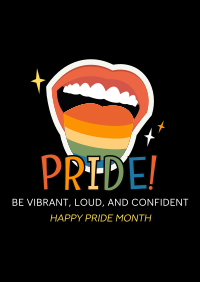 Say Pride Celebration Poster