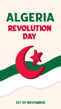 Algeria Revolution Day Instagram Reel Image Preview