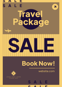 Travel Package Sale Poster