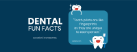 Dental Facts Facebook Cover Design