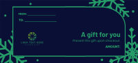 Voucher Gift Certificate example 1