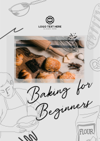 Beginner Baking Class Poster