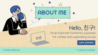 About Me Illustration Animation