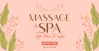 Floral Massage Facebook Ad