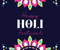Holi Festival Facebook Post
