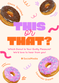 This or That Donuts Poster