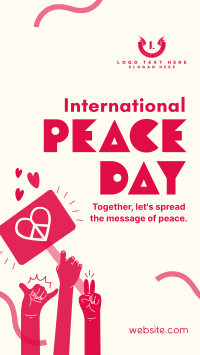United for Peace Day Instagram Story