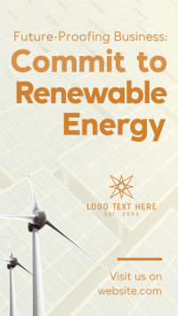 Commit to Renewable Energy Facebook Story