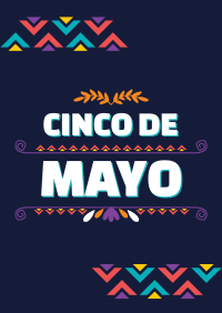 Cinco De Mayo Triangles Poster