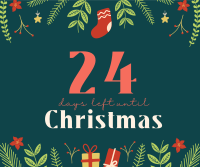 Countdown To Christmas Facebook Post