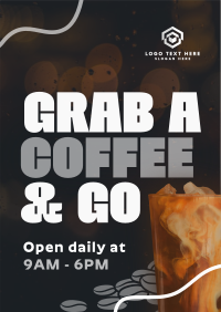 Delicious Coffee To Go Poster